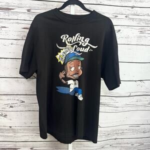 Alstyle Rolling Loud DaBaby Concert Graphic Tee T Shirt XL